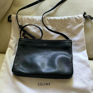 Black Celine trio bag